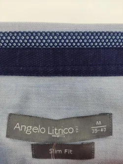 Angelo Litrico Herrenhemd hellblau - Gr. M (Slim fit) – Vorschau 4