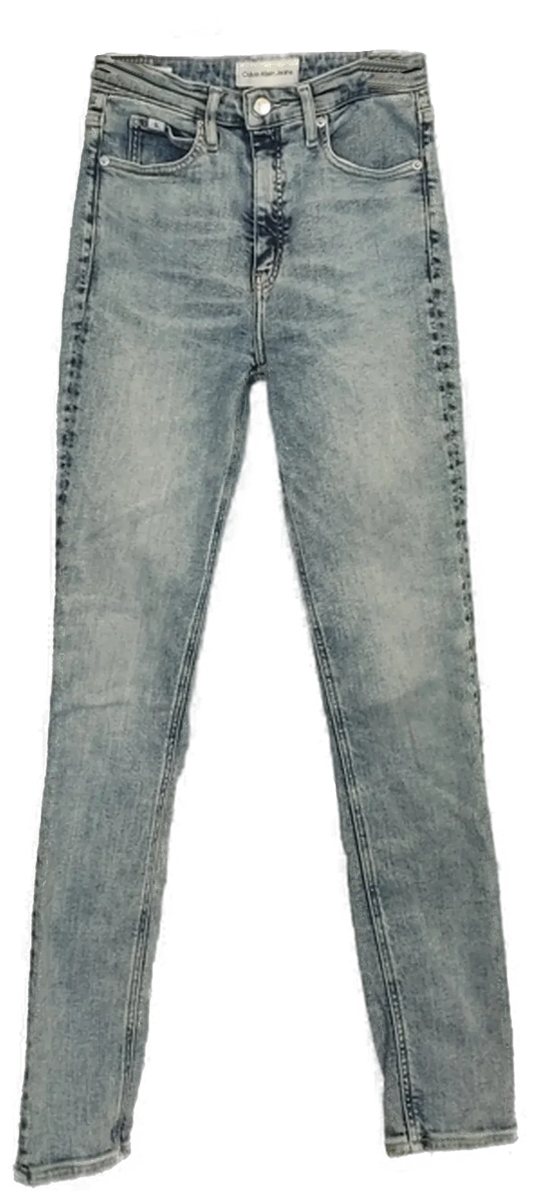 Calvin Klein Damen High Rise Skinny Jeans hellblau Gr. W28 X L32 - Bild 1