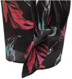 Shirt Comma Polyester Blätterprint | Casual-Eleganz, Gr. 34 - Bild 3