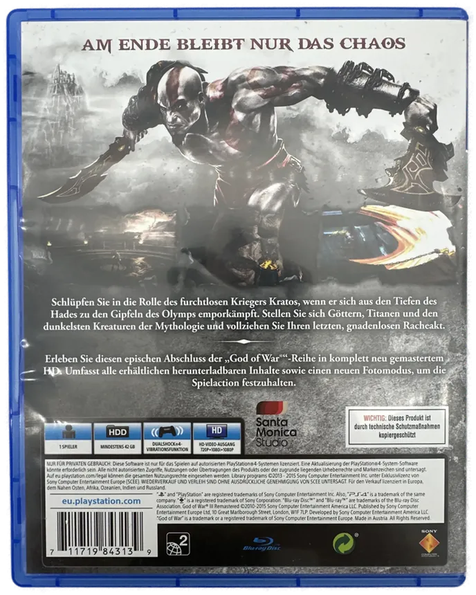 PS4 - God of War III Remastered – Bild 2