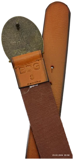 BDG Ledergürtel Mit Fischmotiv | Wie Neu - Bild 9