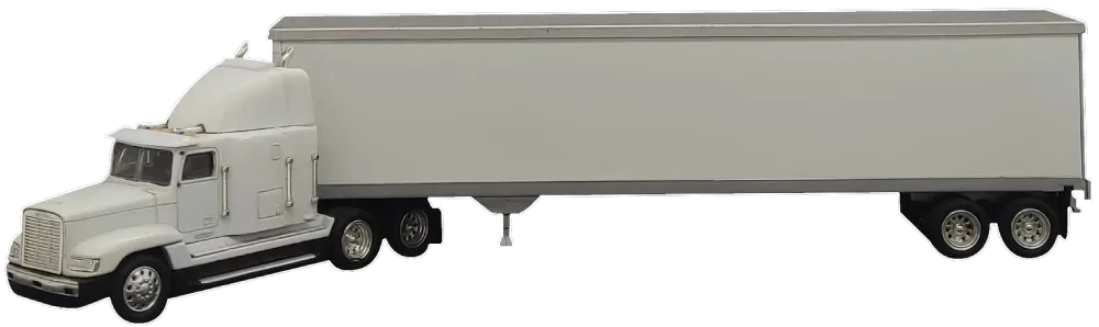 TONKIN Freightliner LKW mit Anhänger Druckguss-Modell in weiß - Bild 4