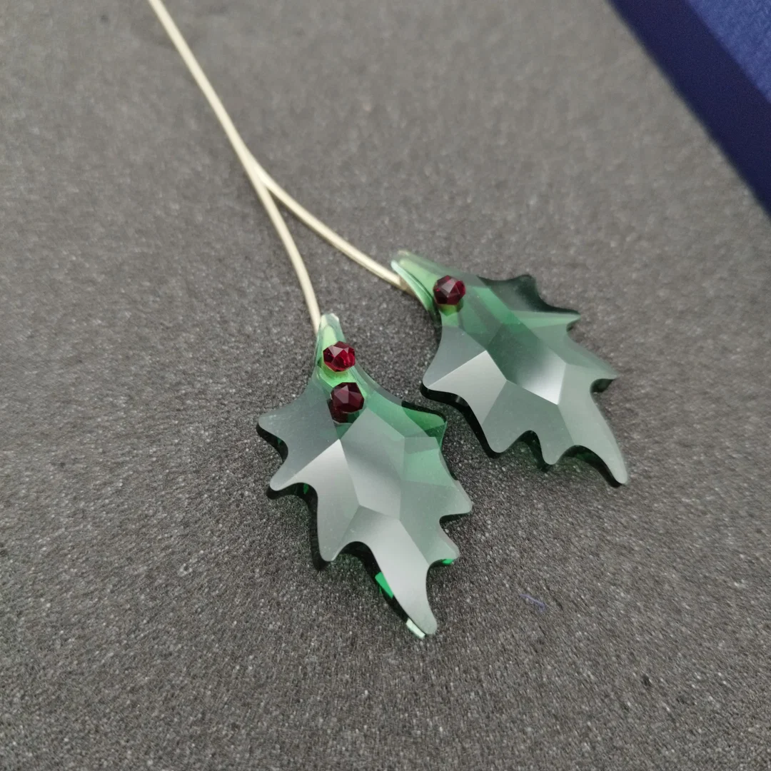 Swarovski Weihnachtsdeko Garden Tales Stechpalmenblätter | Sammlerstück – Bild 2