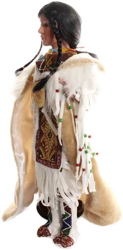 Große Sammlerpuppe „Adelie“ – Puppenhaus – Indianerin / Native Style – ca. 56 cm - Bild 2