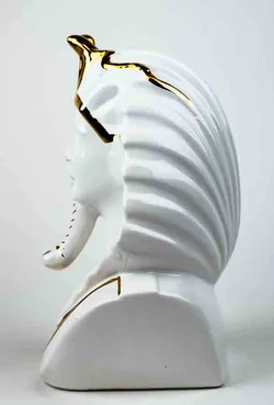  Ägyptische Porzellan „Büste“, Pharao - Bild 2