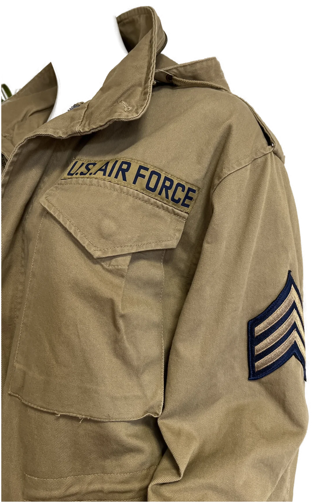 ZARA MEN Herren Jacke "Elvis Presley U.S, Airforce" Gr. M – Bild 4