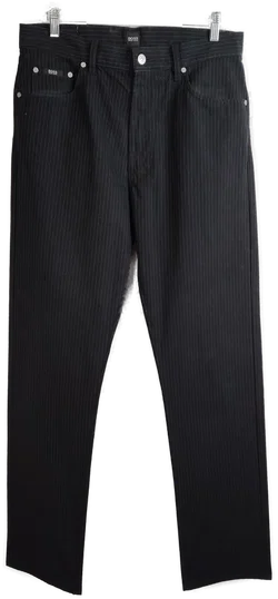 Boss Herren-Hose Gestreift Baumwolle W34 L36 | Sehr Gut Erhalten – Vorschau 1