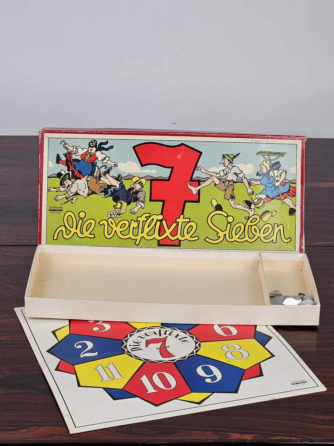 Die Verflixte Sieben  - Vintage Gesellschaftsspiel - STOMOSPIELE – Bild 2