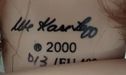 Ute Kase Lepp Porzellan Künstlerpuppe 2000 60cm - Bild 4