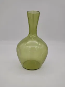 Vintage Glasvase, grün - Bild 5