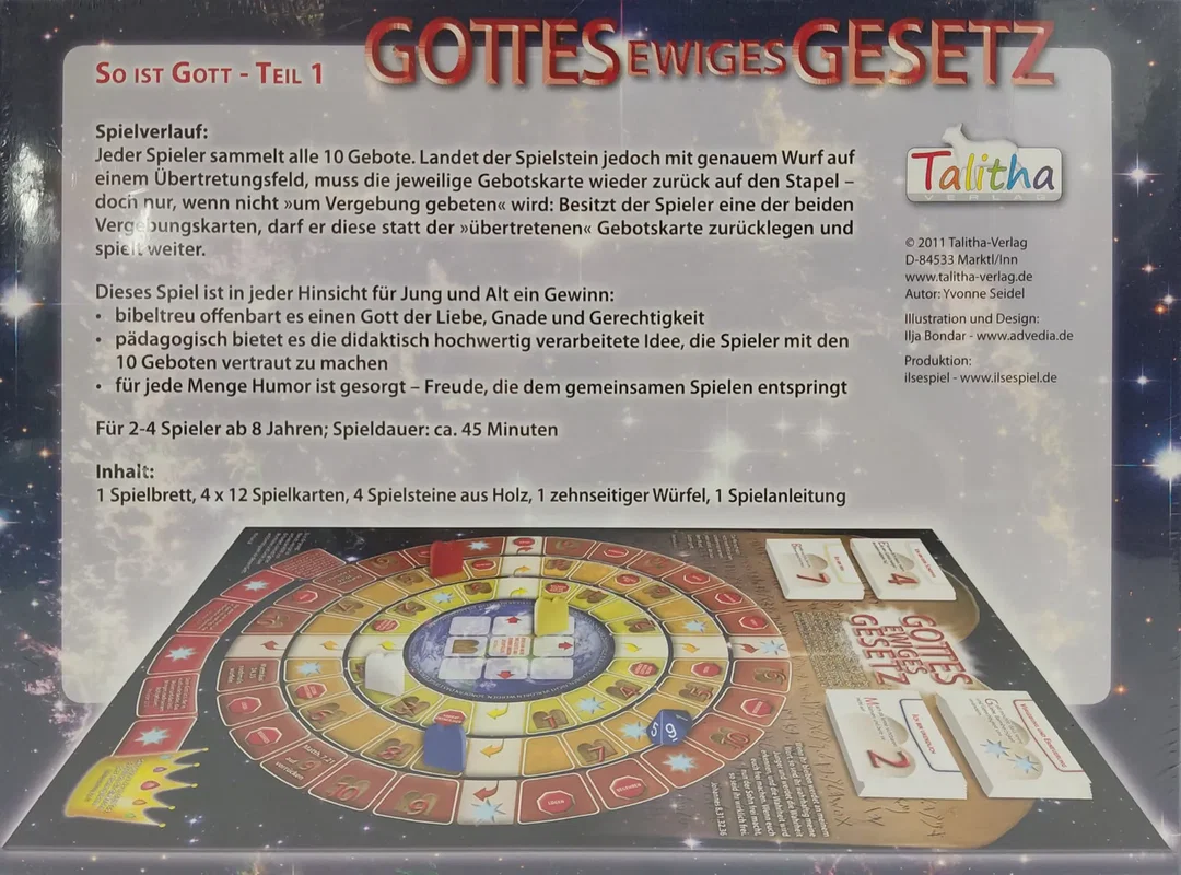 Gottes ewiges Gesetz - Gesellschaftsspiel - Talitha Verlag  – Bild 2