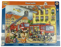 Kinderpuzzle (3er Pkg.) Polizei, Feuerwehr, Feuerwehr ab 3 Jahre - Bild 4