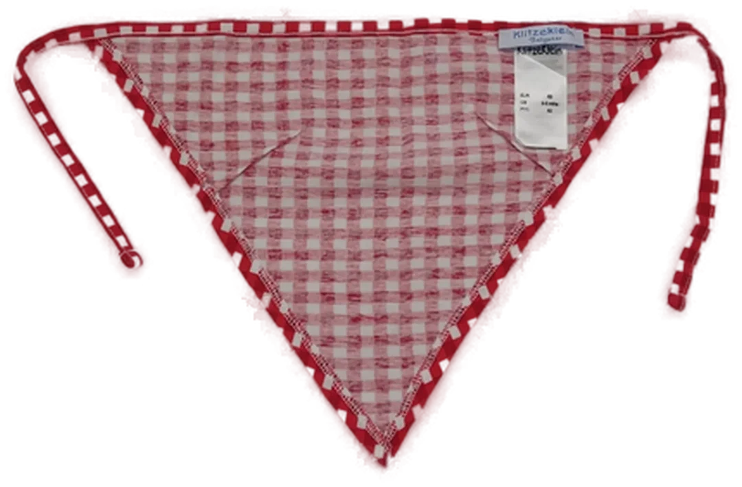 Klitzeklein Babywear Babykleid mit Tuch in rot-weiß, Größe 62 – Bild 6