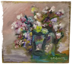 Natalya Millovatz Milovac - 4er Set Bilder auf Holz und Kunstkatalog  - Bild 3