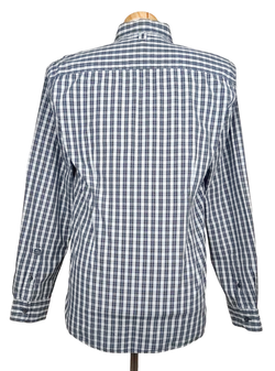 s.Oliver Herren Hemd, blau/grau- Gr. S  - Bild 3