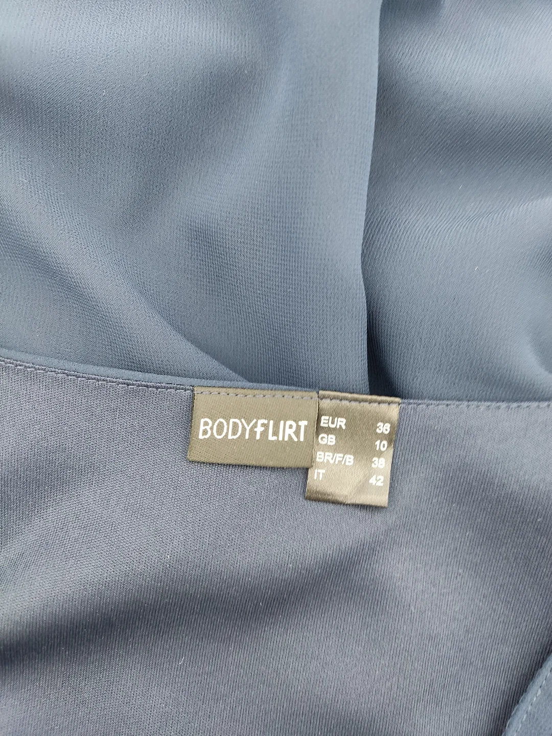 Maxikleid Bodyflirt, Gr.36, Polyester | Einmaliges Unikat – Bild 5