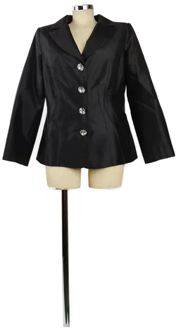 Eleganter Blazer Sarissa Silk Thailand Strass-Knöpfe | Abendlicher Glanz Größe 44 - Bild 15