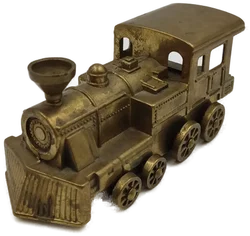 Vintage Messing Lokomotive "AAC WESTERN"