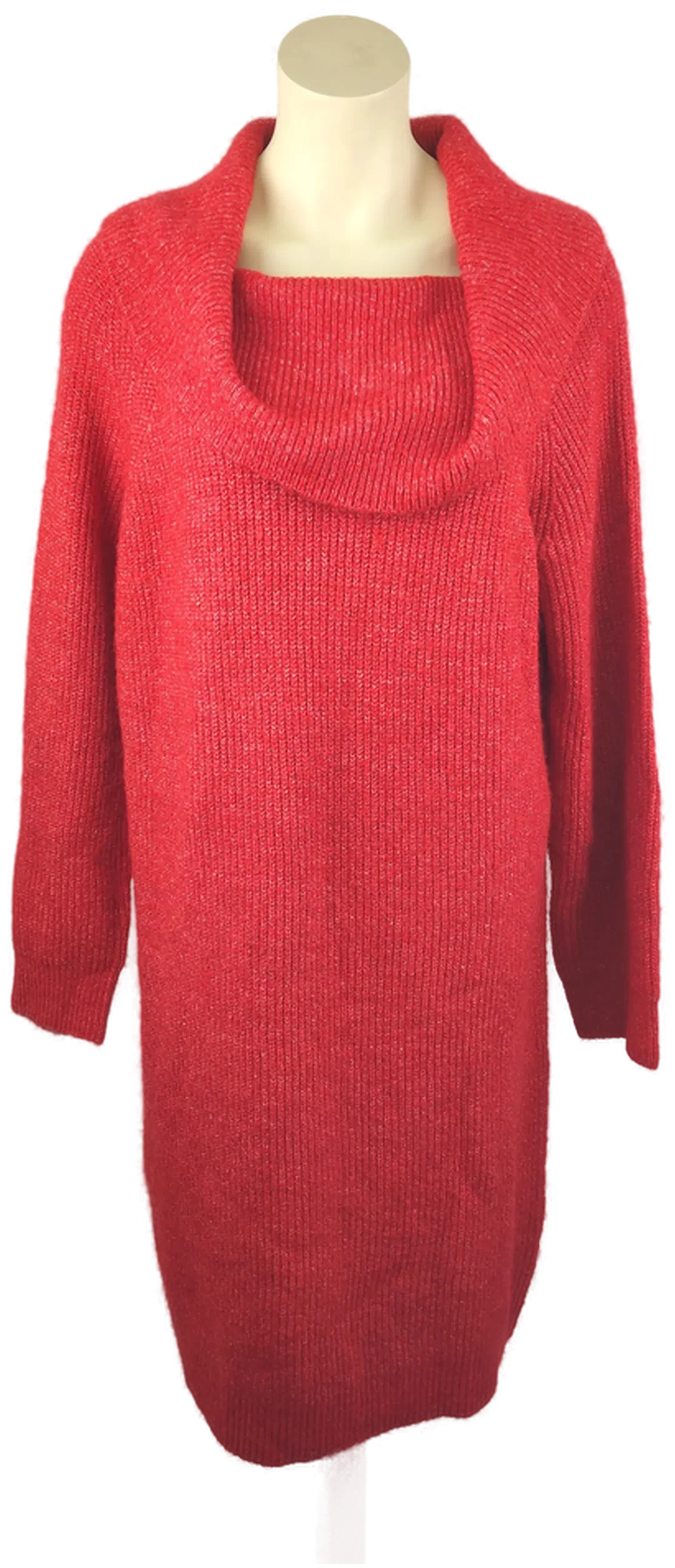 BENOTTI Midikleid in Rot mit Rollkragen | Kuscheliger Stil – Bild 1