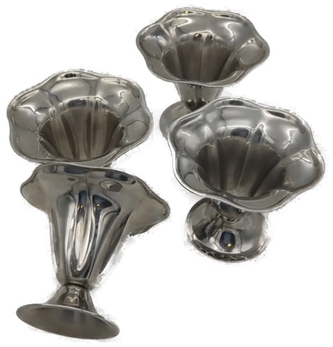 4er-Set Oneida Eisbecher Modell 93 (versilbert) - Bild 4