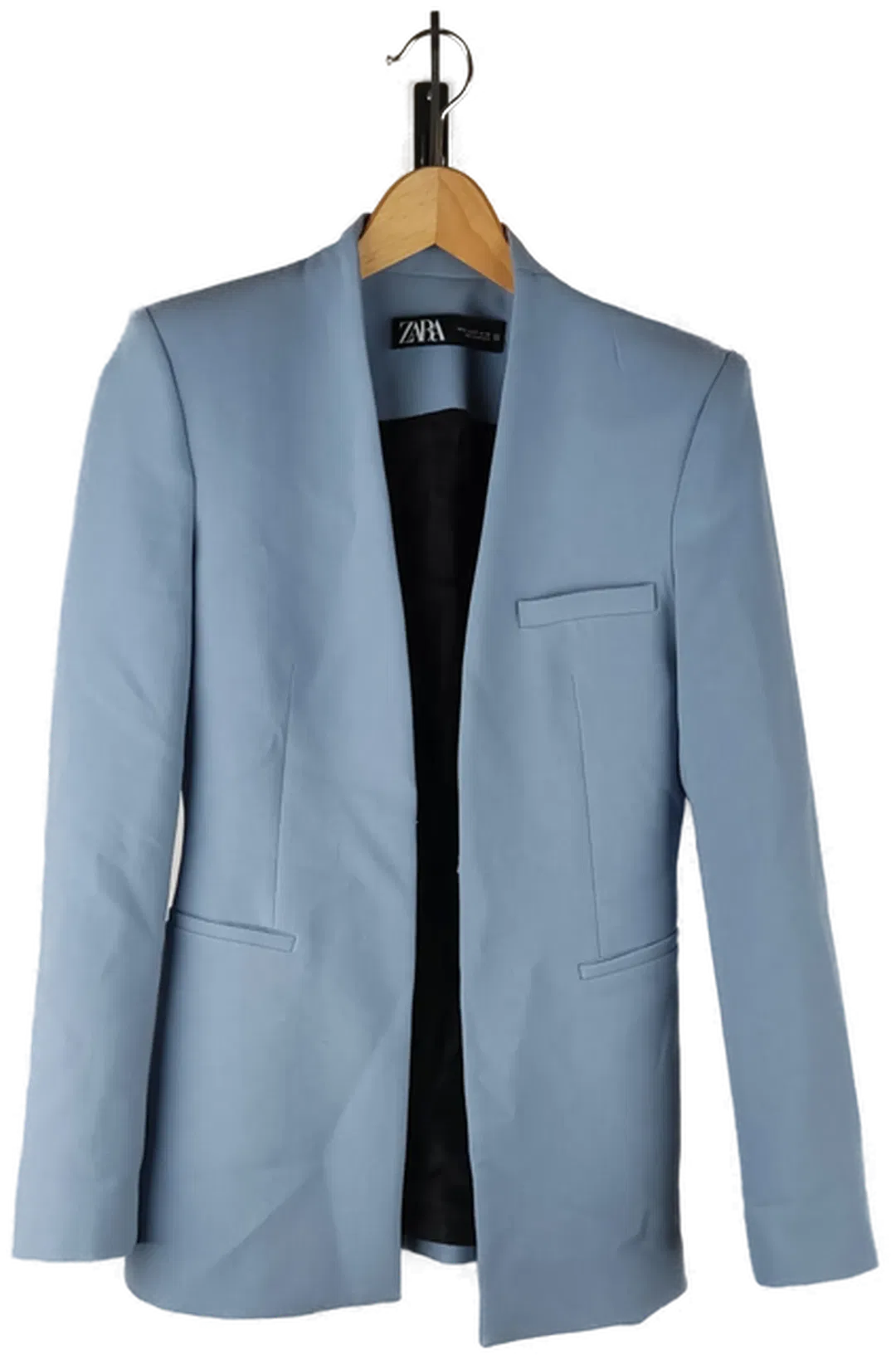 Zara Damen Long-Blazer in Blau Größe XS - Bild 1