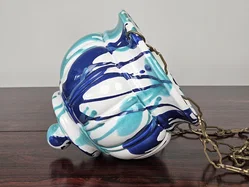 Gmundner Keramik Hängevase "Blumenampel" - Wasserfall - Höhe ca. 26 cm – Vorschau 3