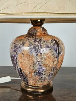 Dekorative Vintage Keramik Tischlampe - multicolor - Bild 2