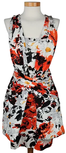 BALENCIAGA PARIS Damen Minikleid, multicolor - Gr. L  - Bild 1