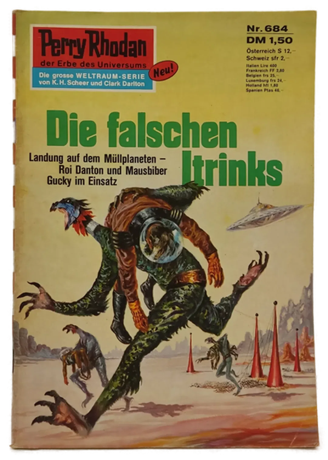  Romanheft Perry Rhodan Die falschen Itrinks  Erstauflage Nr.684 - Bild 2
