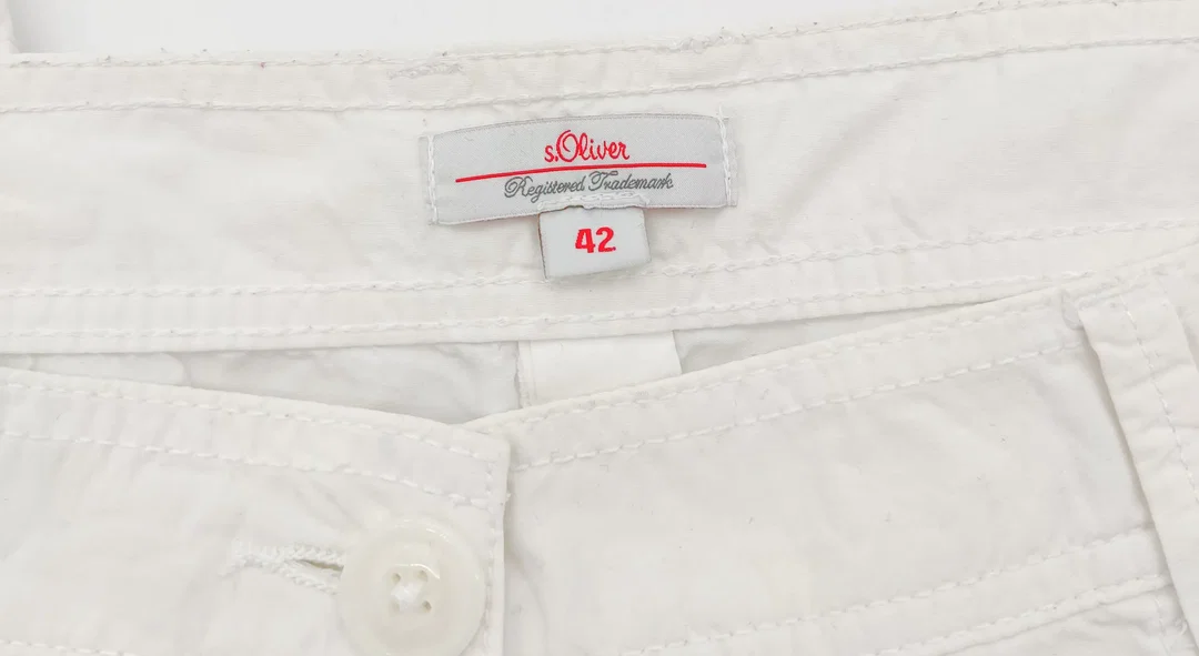S.Oliver Damenshorts weiß - Gr. 42 – Bild 4