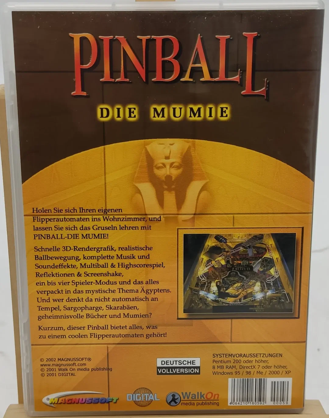 PC Game CD-ROM Pinball "Die Mumie" – Bild 2