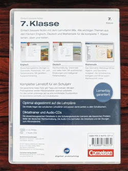 Lernvitamin Mix - 7. Klasse (Englisch, Deutsch, Mathematik) - Lernsoftware - CD-ROM - Bild 2