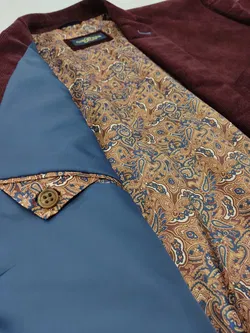 Club Royal Premium Herren Sakko, weinrot - Gr. XL - Bild 4