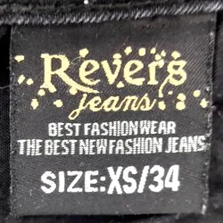 Reverse Damenjeans, schwarz - Gr. XS/34 - Bild 4