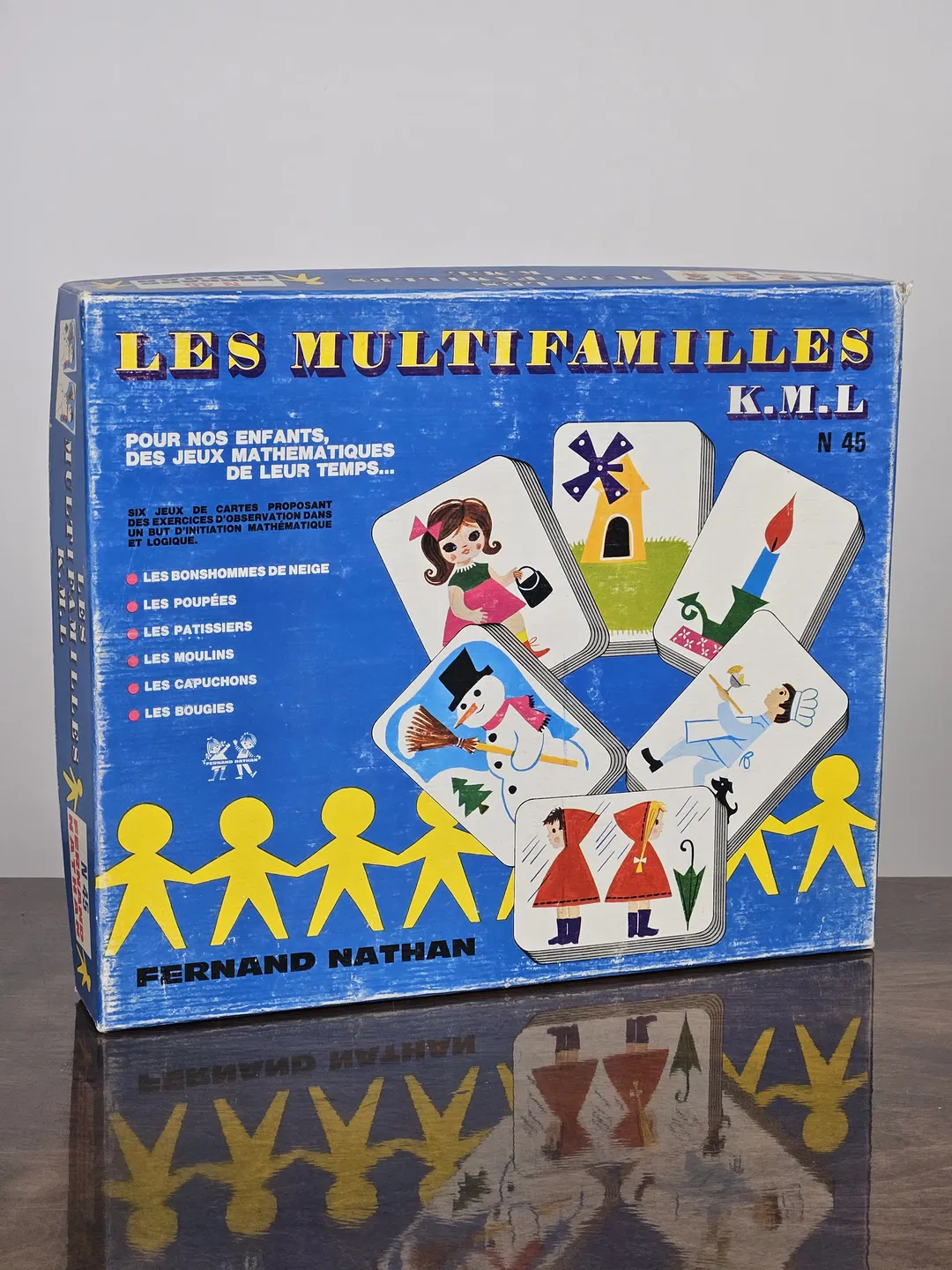 LES MULTIFAMILLES K.M.L  N 45 - Vintage Gesellschaftsspiel - FERNAND NATHAN  - Bild 1