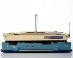 Princess 300 Tab Schreibmaschine Reiseschreibmaschine blau/elfenbein - Bild 5