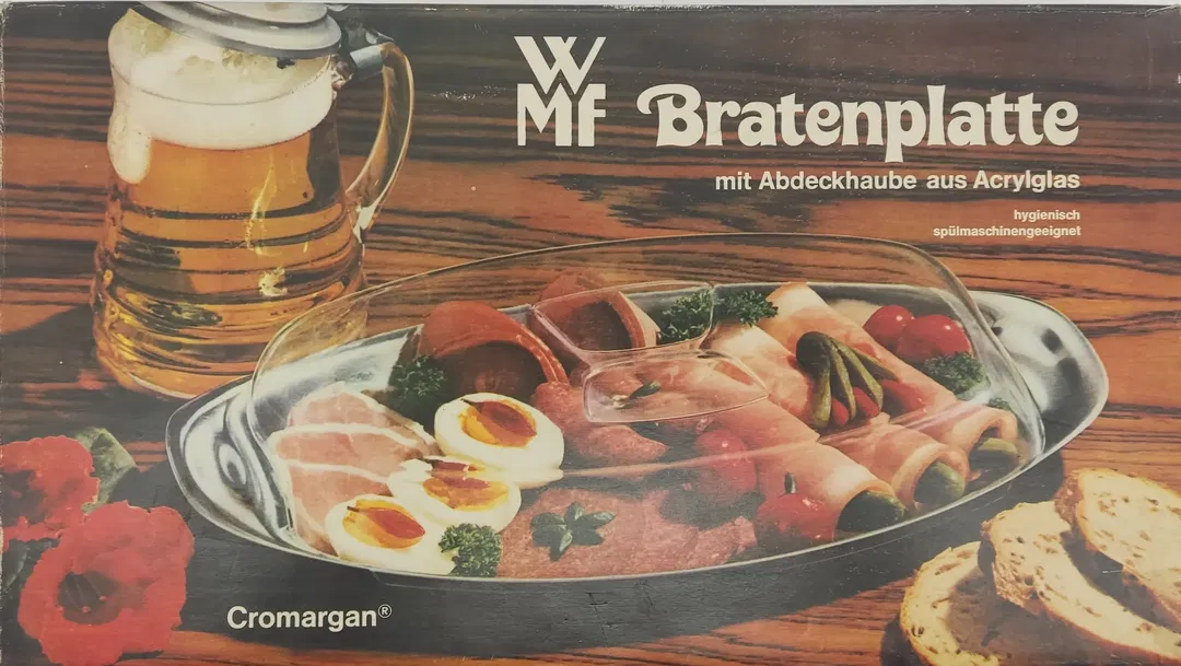 WMF Cromargan® Servier- & Bratenplatte mit Abdeckhaube - Bild 1