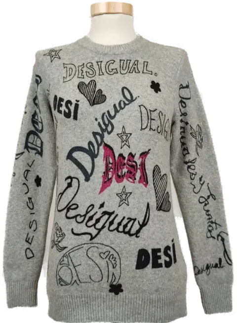 Desigual Damen Pullover grau Gr.XS - Bild 4