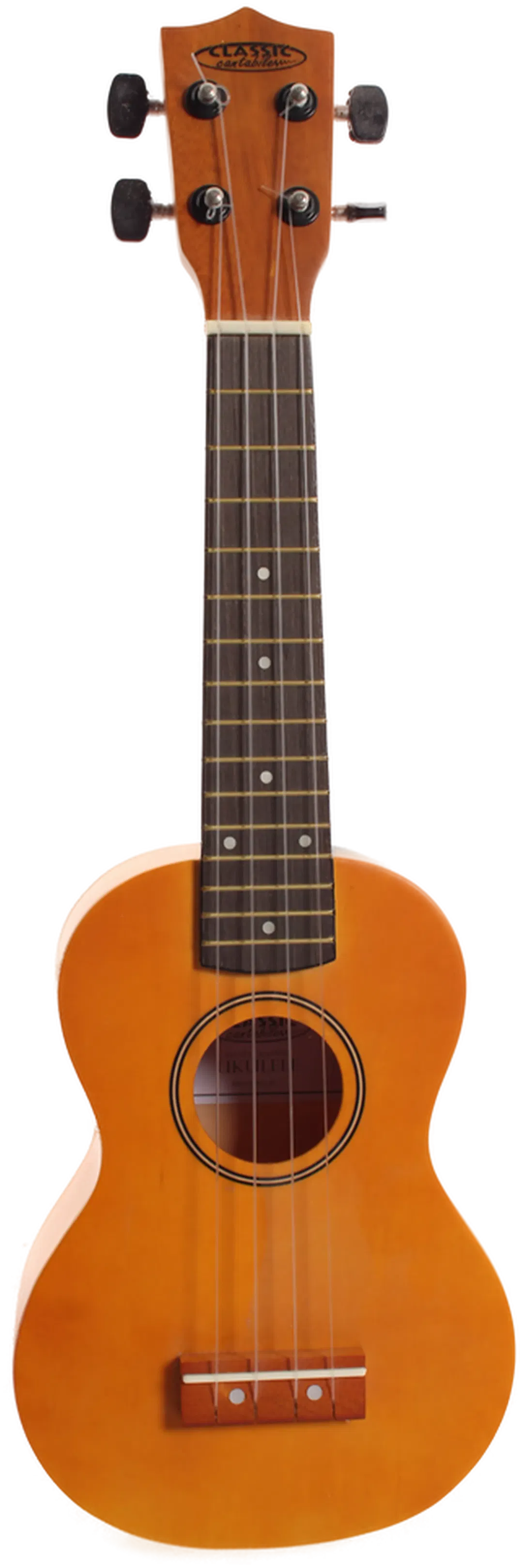 Handgefertigte 4-saitige Ukulele – Naturholz, Hals 21,5 cm, Vintage-Stil - Bild 4