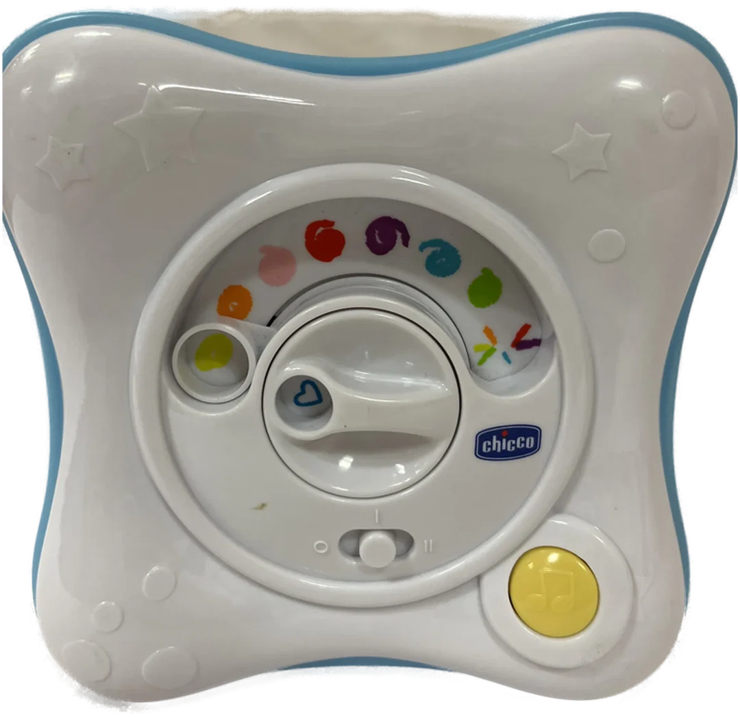 CHICCO Regenborgenprojektor 2in1 Projektor mit Lichteffekten, Melodien und einer Plüschfigur. – Bild 3