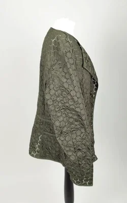 Moncler Grüne Jacke - 67% Baumwolle, 33% Polyamid - Bild 2