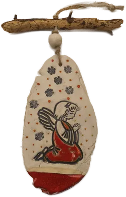 Deko Weihnachten, Engel Keramik - Bild 3