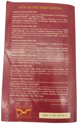 The Norton Anthology Of American Literature- Baym- Gottesman- Holland- Kalstone- Murphy- Parker- Pritchard- Wallace - Bild 2