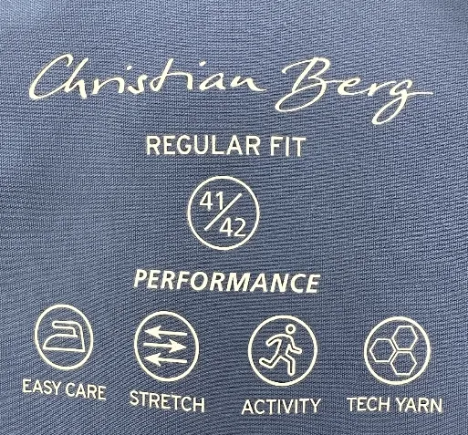 Christian Berg - Herrenhemd - Gr. 41/42 – Bild 4