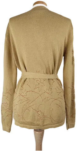 Jones Damen Wickelweste cappucinofarben mit Stickerei - Gr. 44/XXL - Bild 2