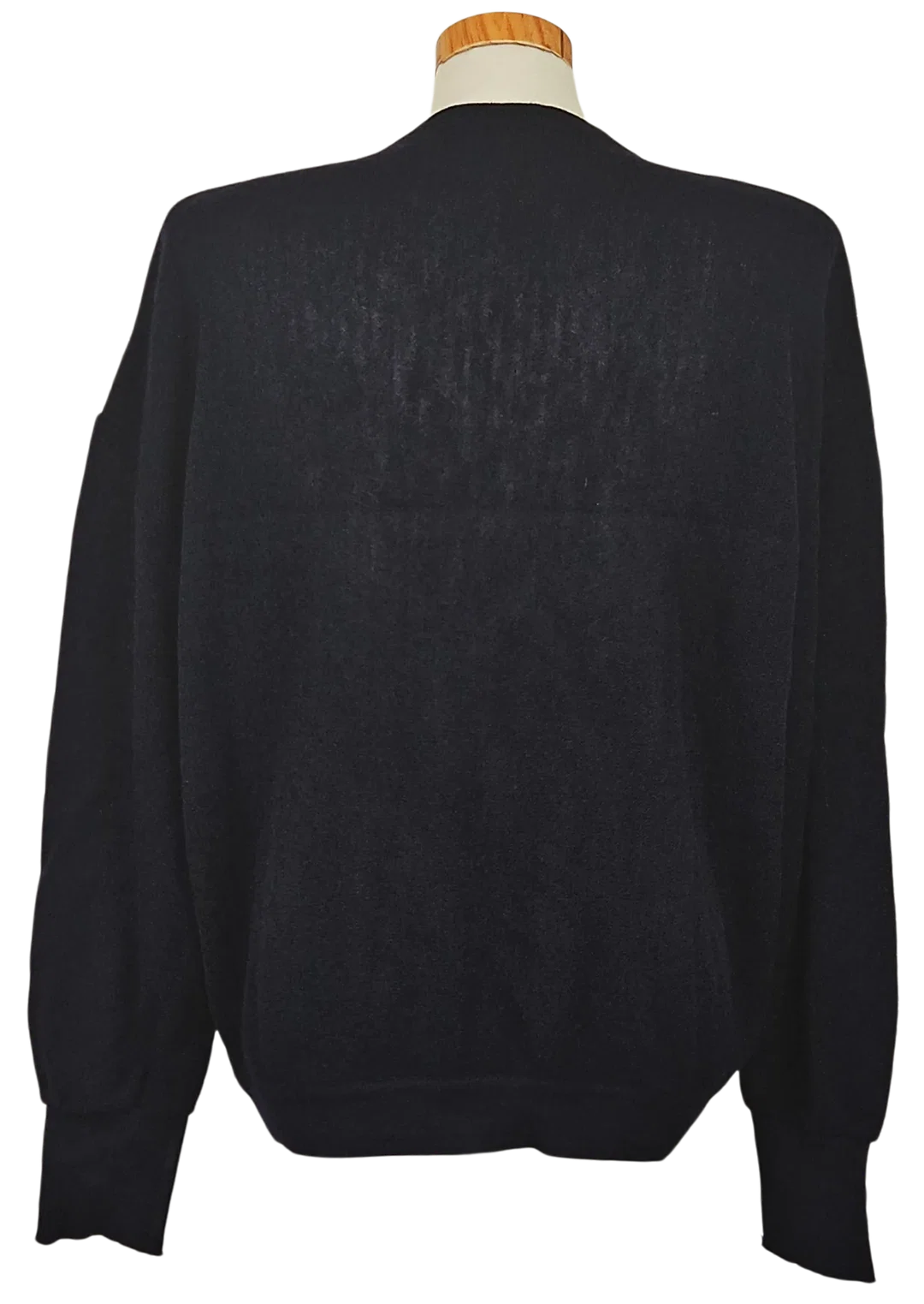 Lacoste Vintage Herren Wollpullover, dunkelblau - Gr. 7 (XXL)  - Made in France – Bild 3