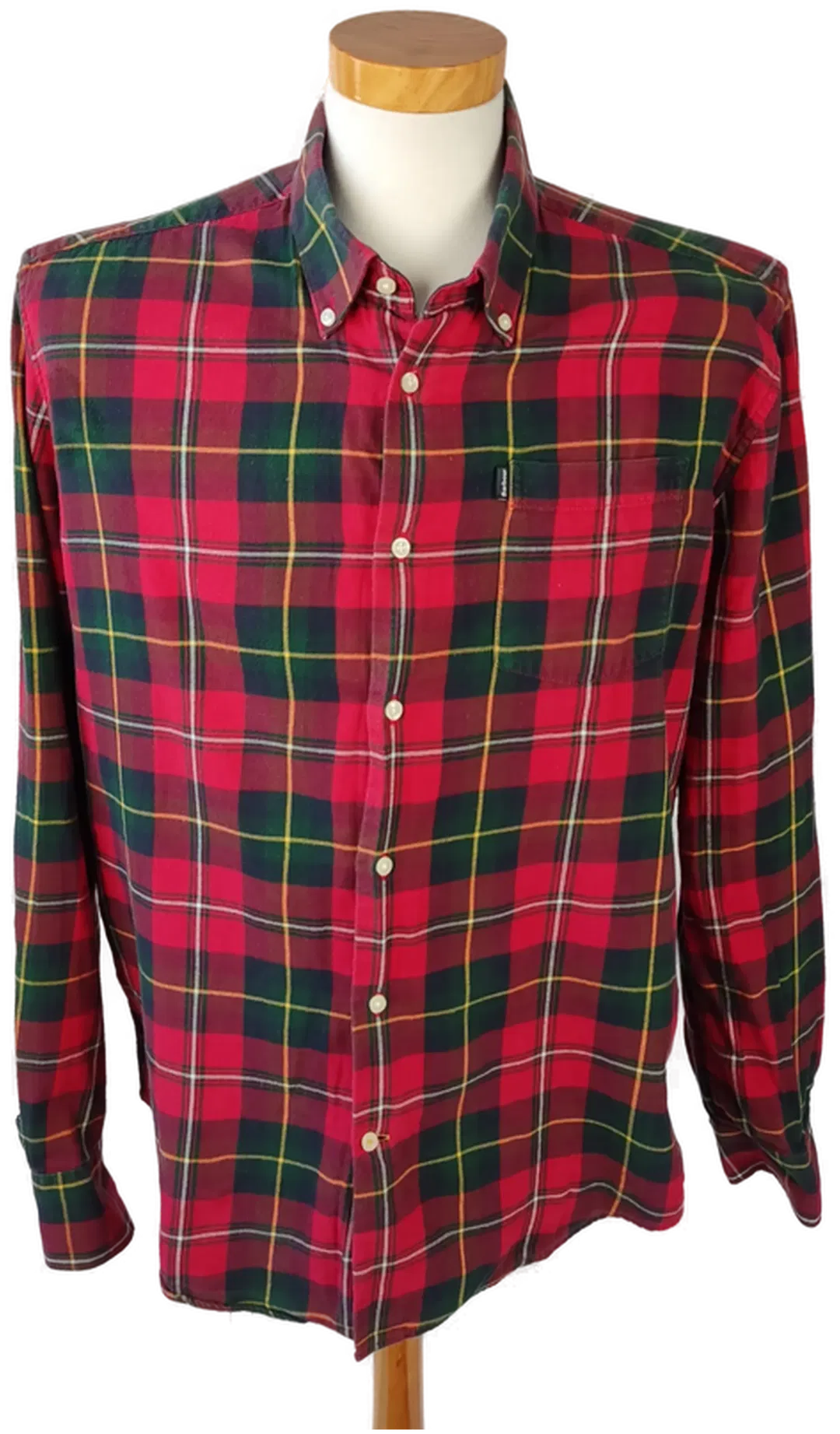 Barbour Herrenhemd, rot - Gr. M - Bild 1