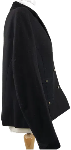 Vintage Original Hammerer Damen Trachtenjacke mit Samtkragen schwarz - XL/42 - Bild 3