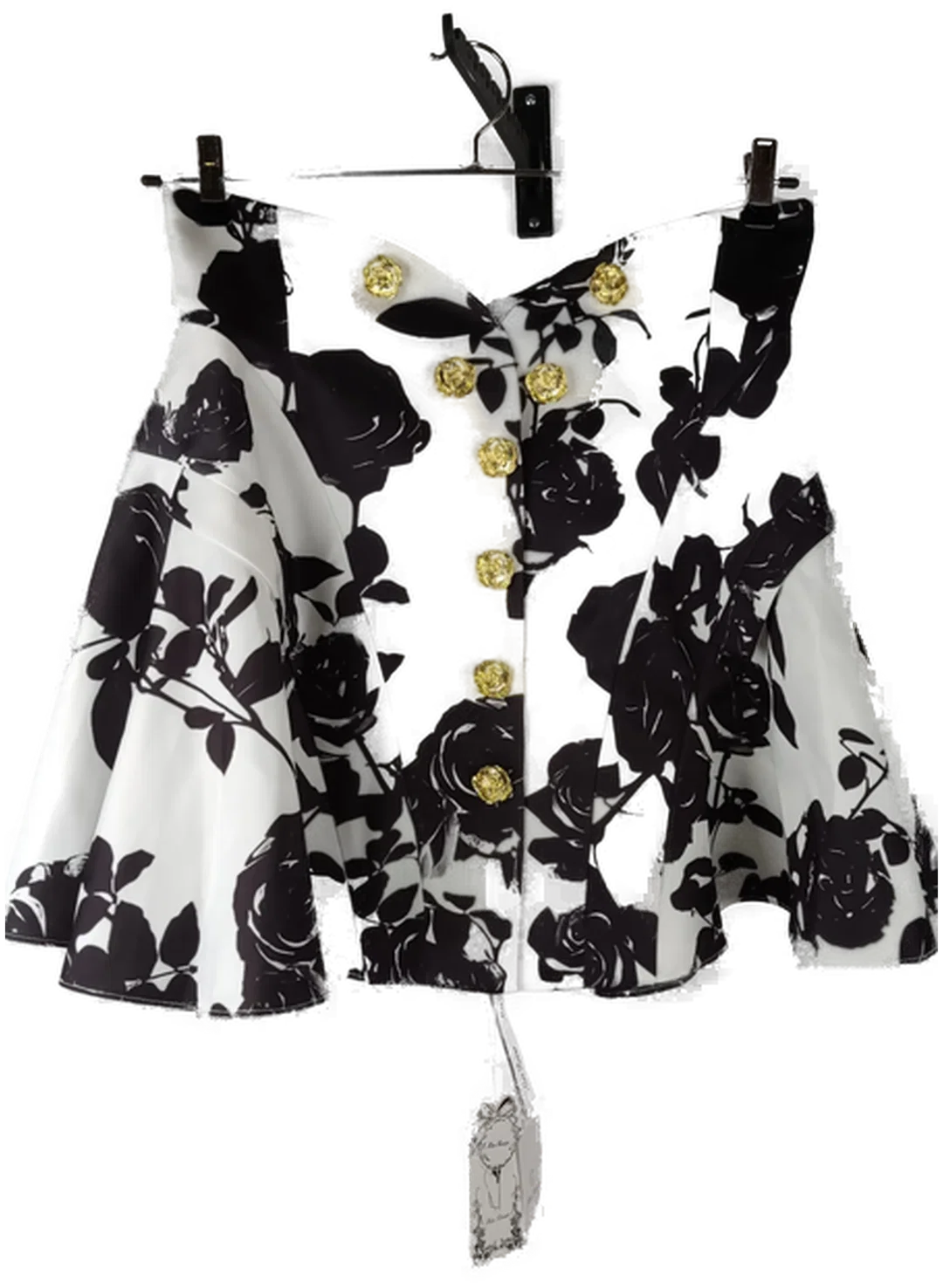 Rock Miss Rosier Mit Rosenmuster, Bundweite 78 cm, XL | Neu – Bild 5
