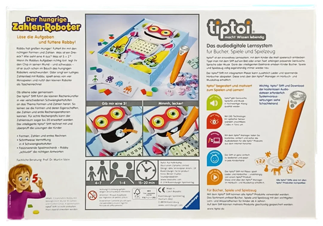 Ravensburger Lernspiel Tiptoi "Der hungrige Zahlen-Roboter" – Bild 7